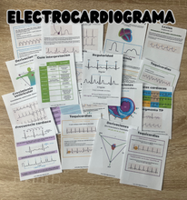 Cargar imagen en el visor de la galería, Flashcards de electrocardiograma PDF