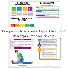 Cargar imagen en el visor de la galería, Flashcards de urgencias PDF