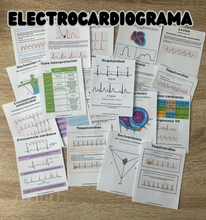 Cargar imagen en el visor de la galería, Flashcards de electrocardiograma PDF
