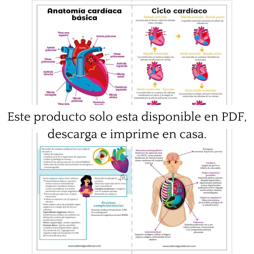 Flashcards de Medicina interna PDF – Editorial Good Doctor COL