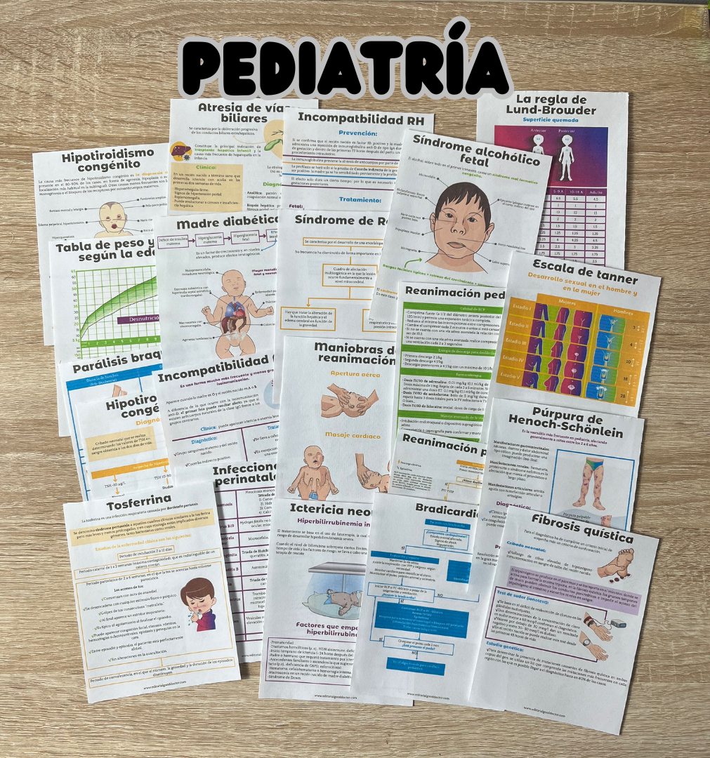 Flashcards de pediatría PDF