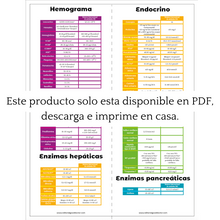 Cargar imagen en el visor de la galería, Flashcards de paraclínicos PDF
