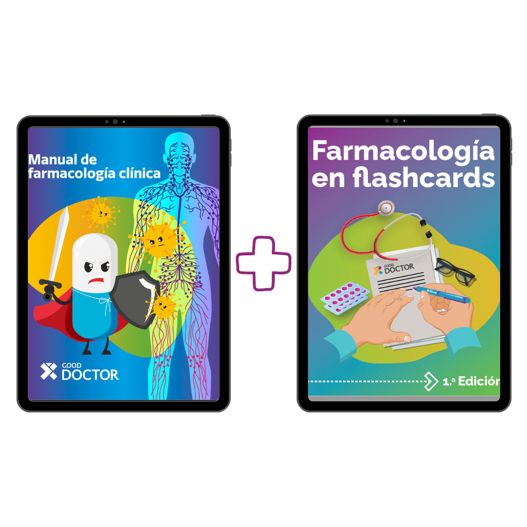 Farmacología en flashcards (PDF) + Manual de farmacología (PDF)